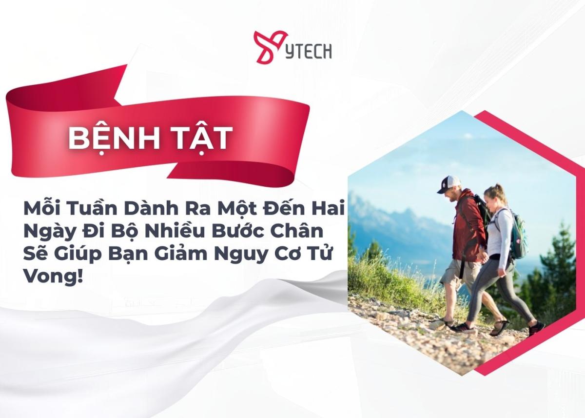 MỖI TUẦN DÀNH RA MỘT ĐẾN HAI NGÀY ĐI BỘ NHIỀU BƯỚC CHÂN SẼ GIÚP BẠN GIẢM NGUY CƠ TỬ VONG!