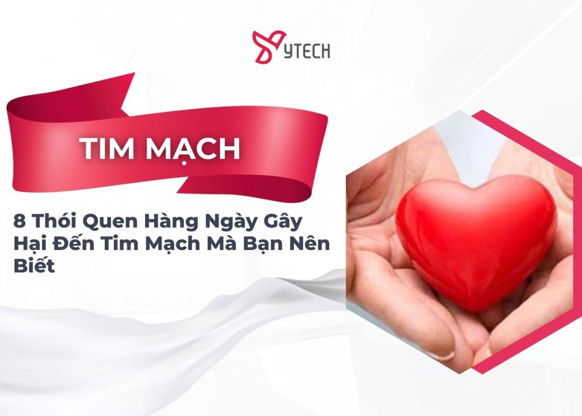 8 thói quen hàng ngày gây hại cho tim mạch
