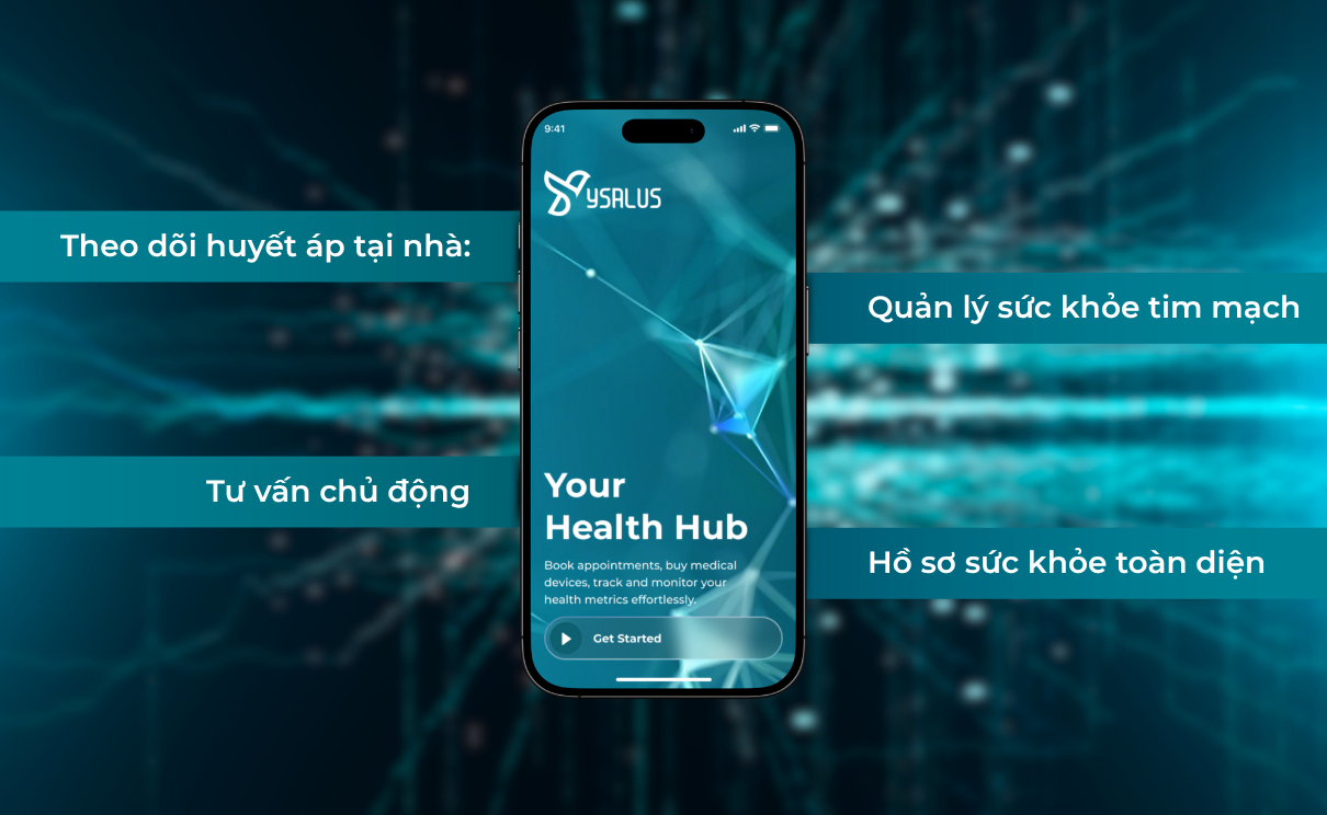 YSalus là lựa chọn hàng đầu của người mắc bệnh huyết áp, tim trong việc theo dõi tại nhà.