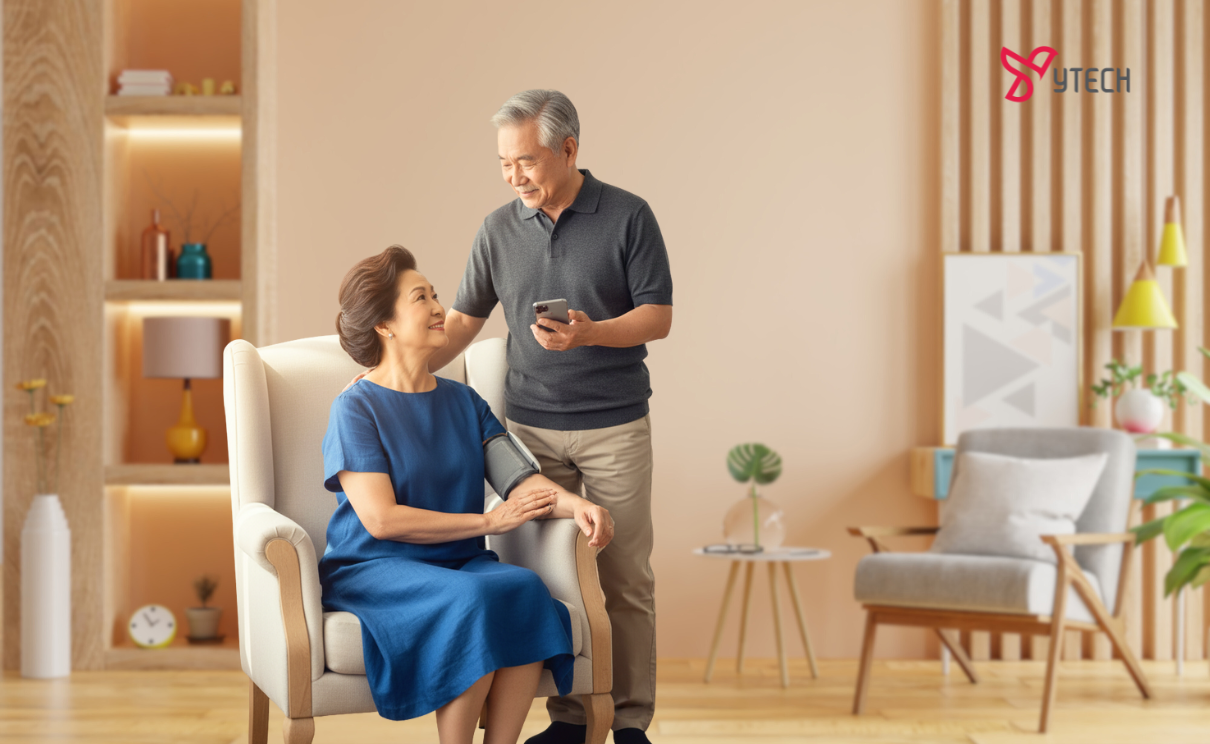 Chăm sóc sức khỏe người cao tuổi tại nhà với ứng dụng ySalus của Ytech.