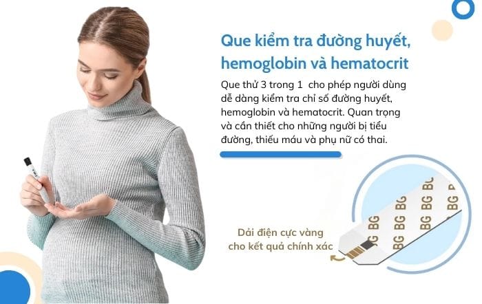 Que kiểm tra hemoglobin và hematocrit